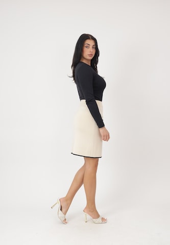Gonna di Elara in beige