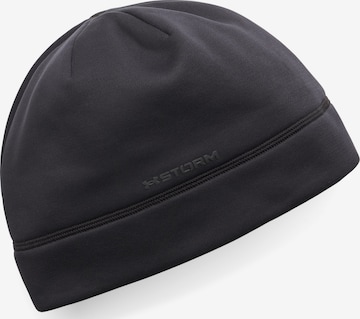UNDER ARMOUR Sports beanie in Black: front
