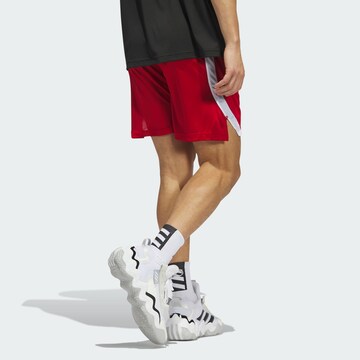 ADIDAS SPORTSWEAR Regular Sports trousers 'Icon Squad' in Red