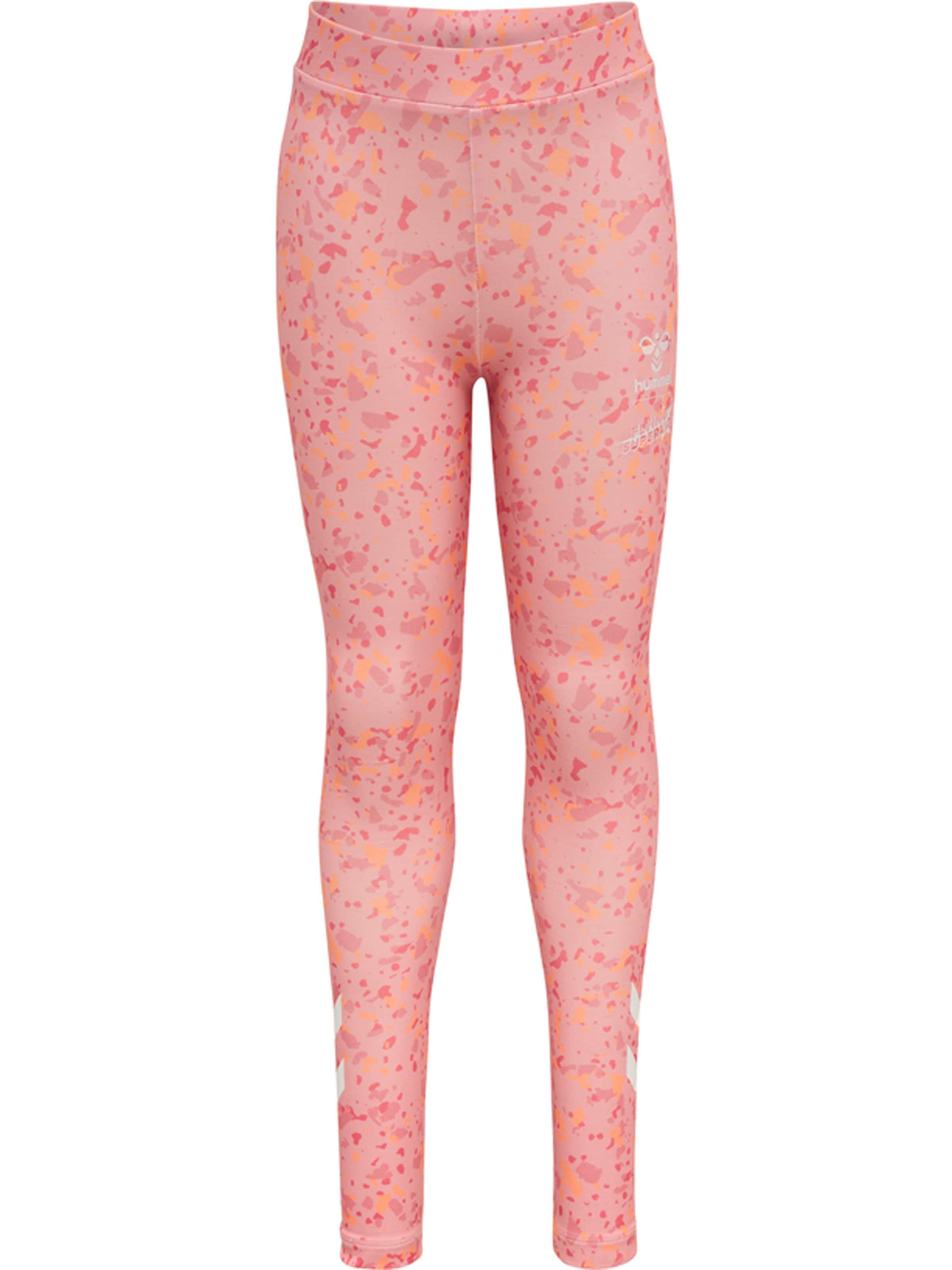 Hummel Skinny Leggings 'FLYING JUICE' in Roze: voorkant