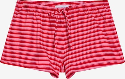 Bershka Housut 'CINTURILLA' värissä vaaleanpunainen / punainen, Tuotenäkymä