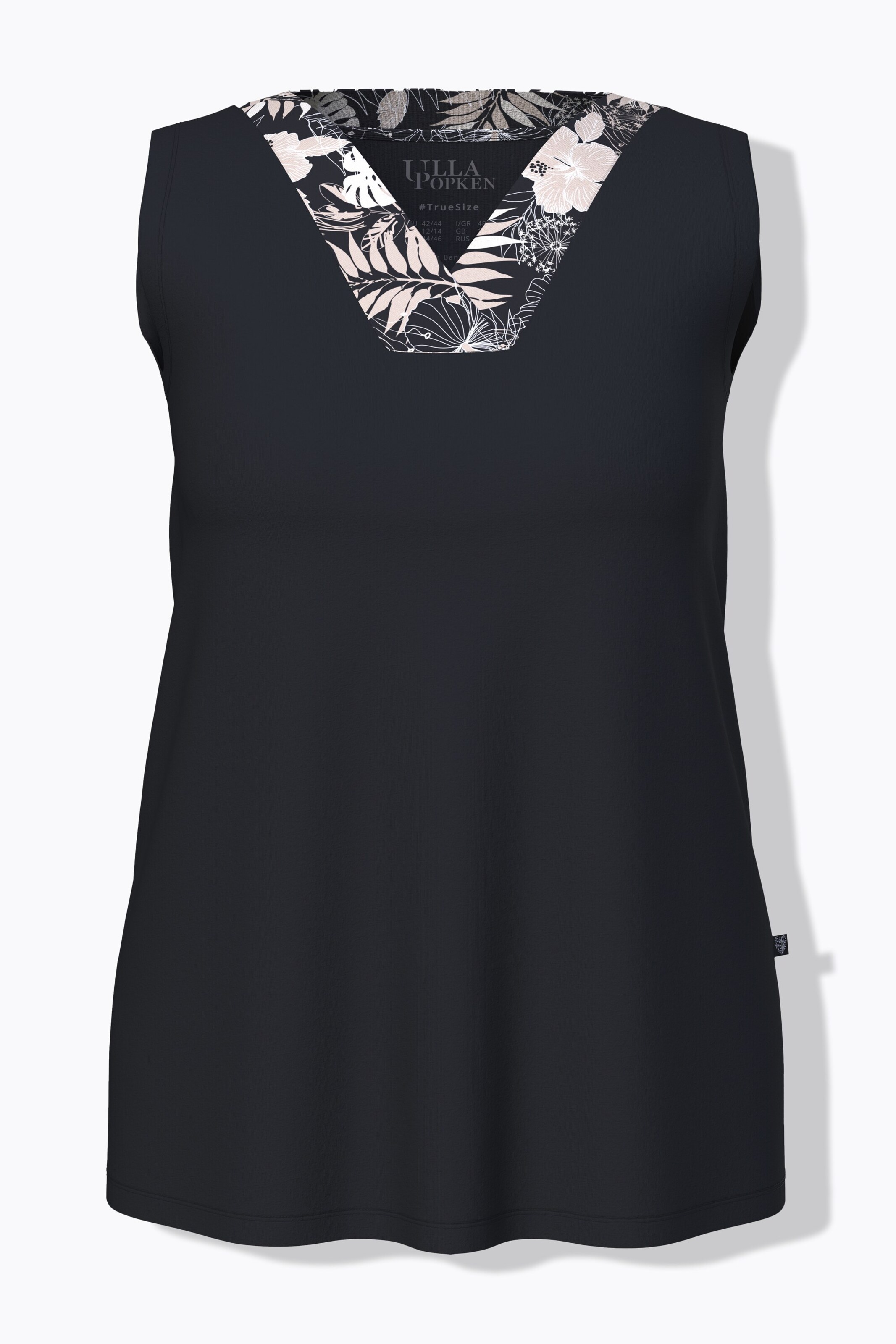 Ulla Popken Pyjama in Schwarz