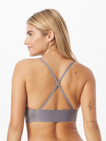 ADIDAS SPORTSWEAR Bralette Sports Bra 'Studio Light-Support' in Grey