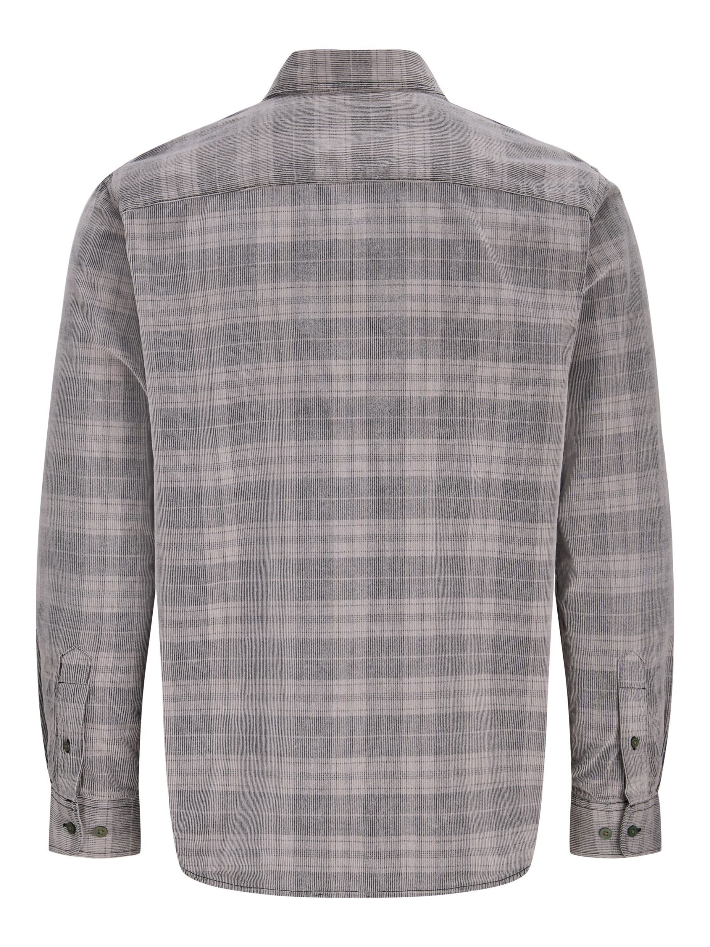 JACK & JONES Regular fit Button Up Shirt in Grey