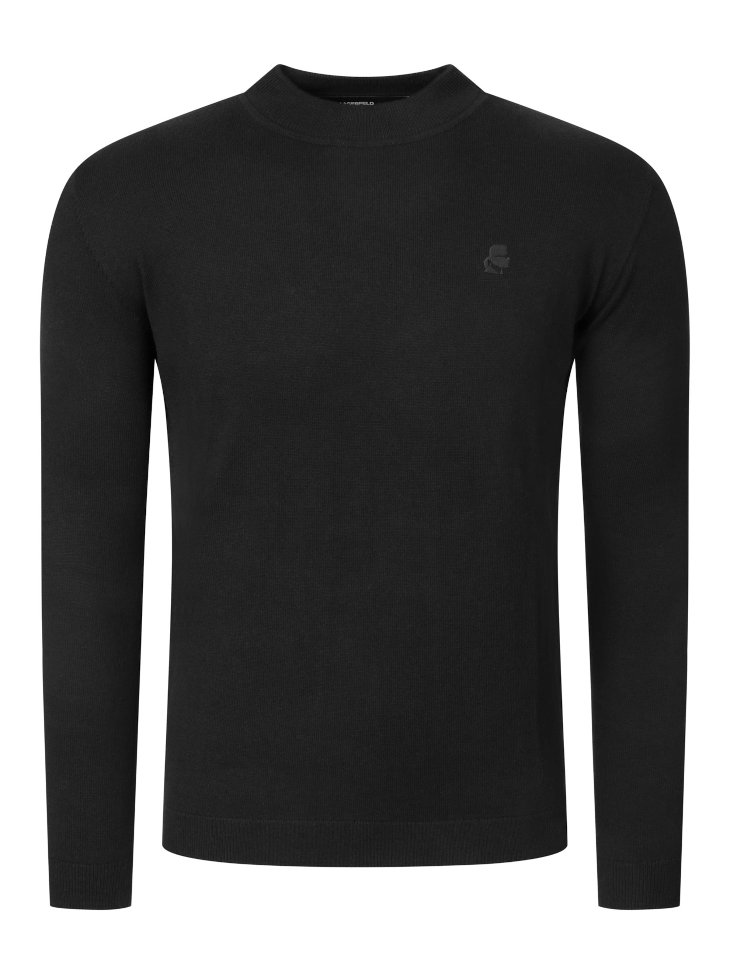 Pull-over ' 655002 ' Karl Lagerfeld en noir : devant