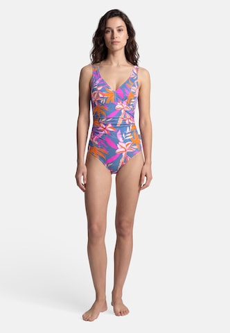 Maillot de bain 'Tropical Flowers' BECO the world of aquasports en bleu