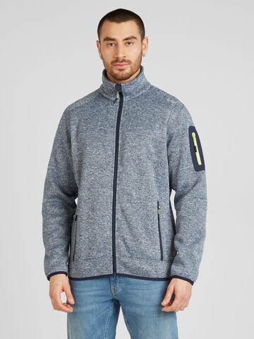 CMP Regular fit Funktionele fleece-jas in Blauw: voorkant