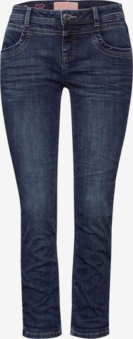 STREET ONE Slimfit Jeans in Blau: predná strana