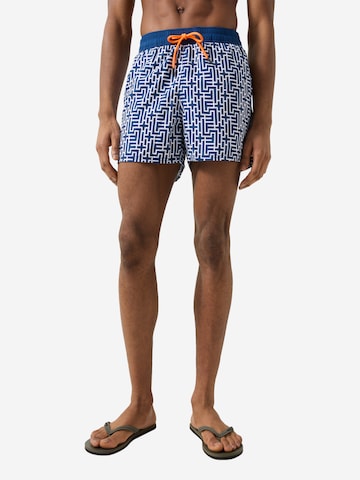 Bogner Fire + Ice Badeshorts 'Nelson' in Blau: Vorderseite
