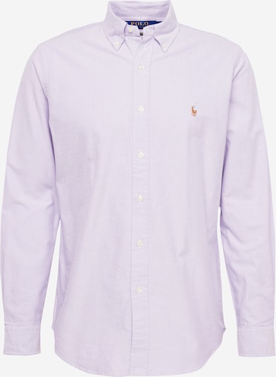 Camicia Polo Ralph Lauren di colore miele / lilla pastello / bianco, Visualizzazione prodotti