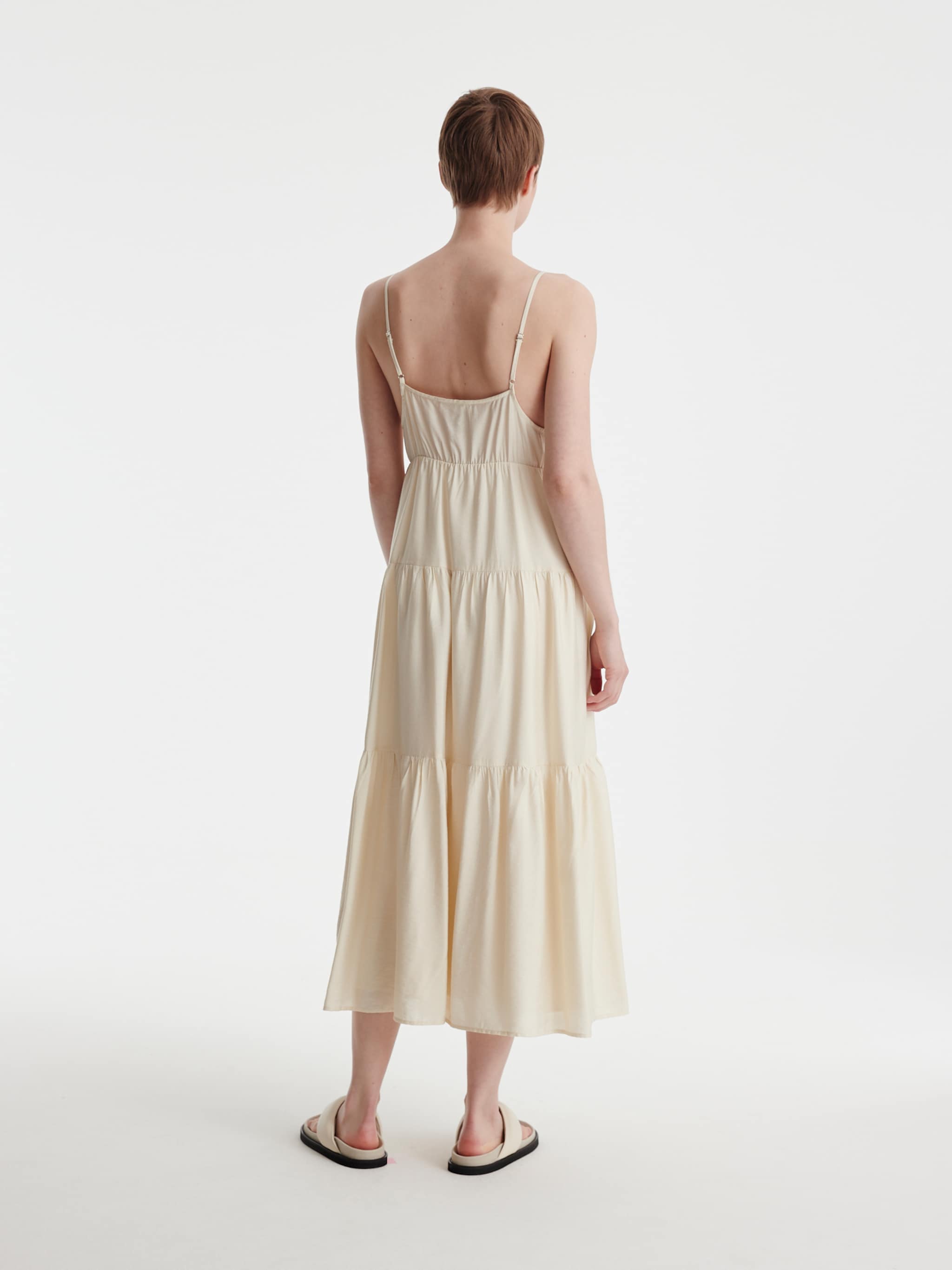 EDITED Producten Zomerjurk 'Jolina' Crème