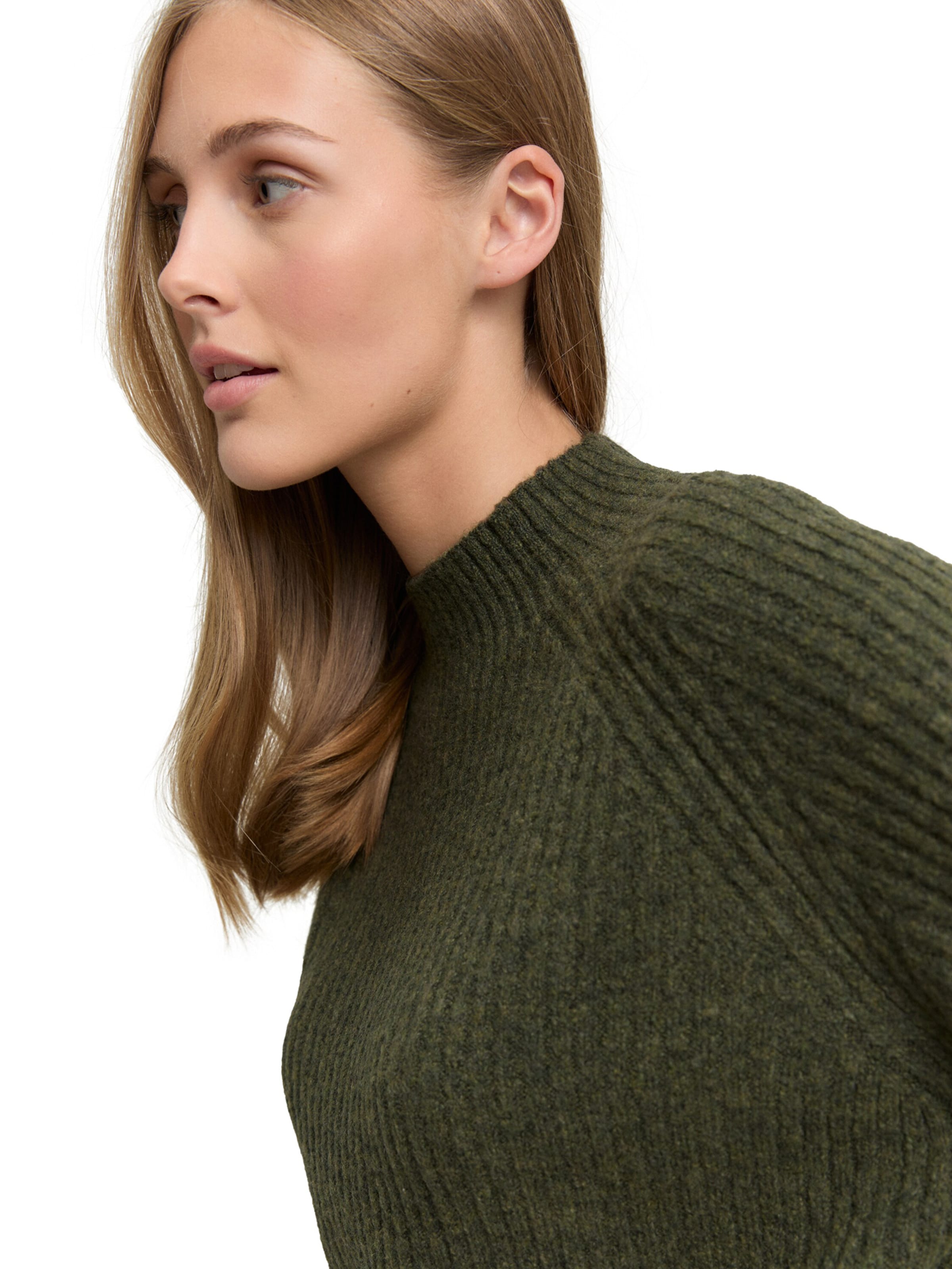 TOM TAILOR DENIM Sweater in Green