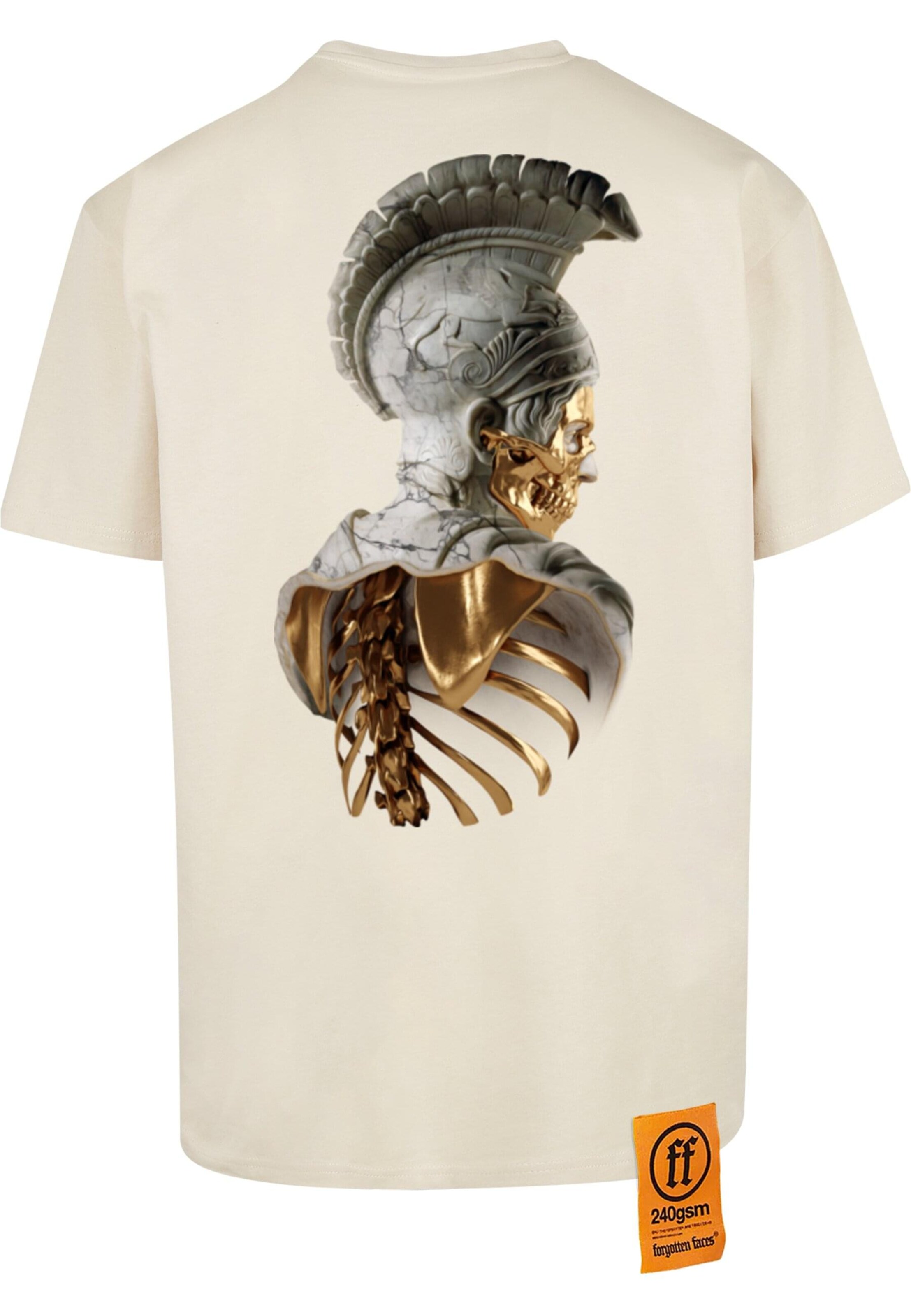 bēšs Forgotten Faces T-Krekls 'Head Of Ares'