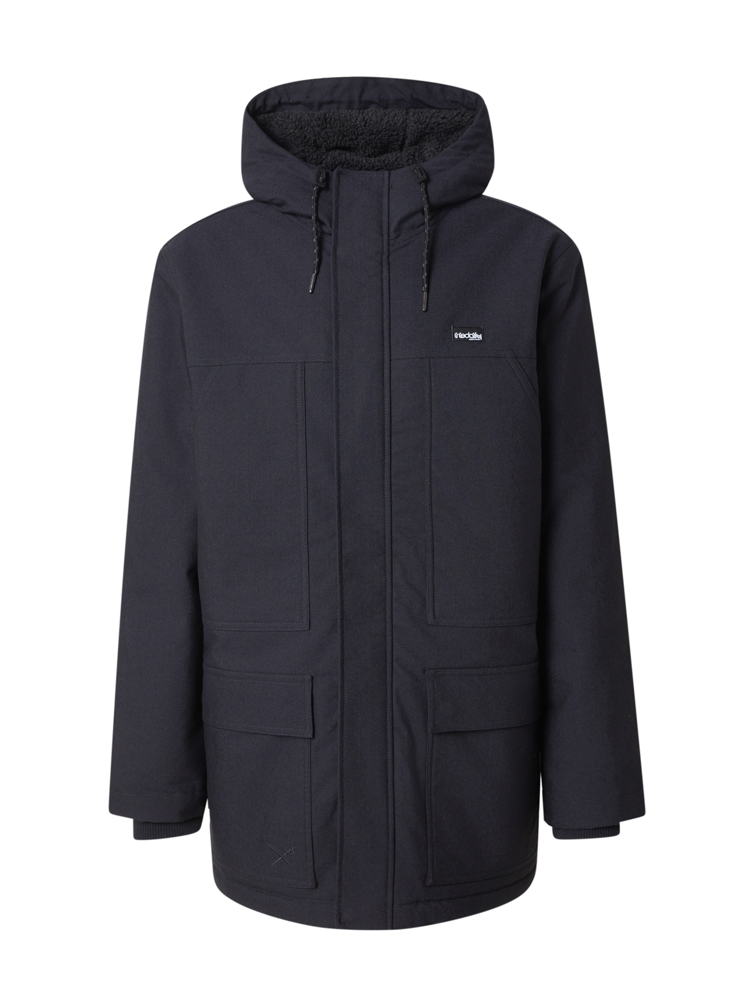 Iriedaily - Parka meia-estação 'Dock36 2.0' em azul: frente