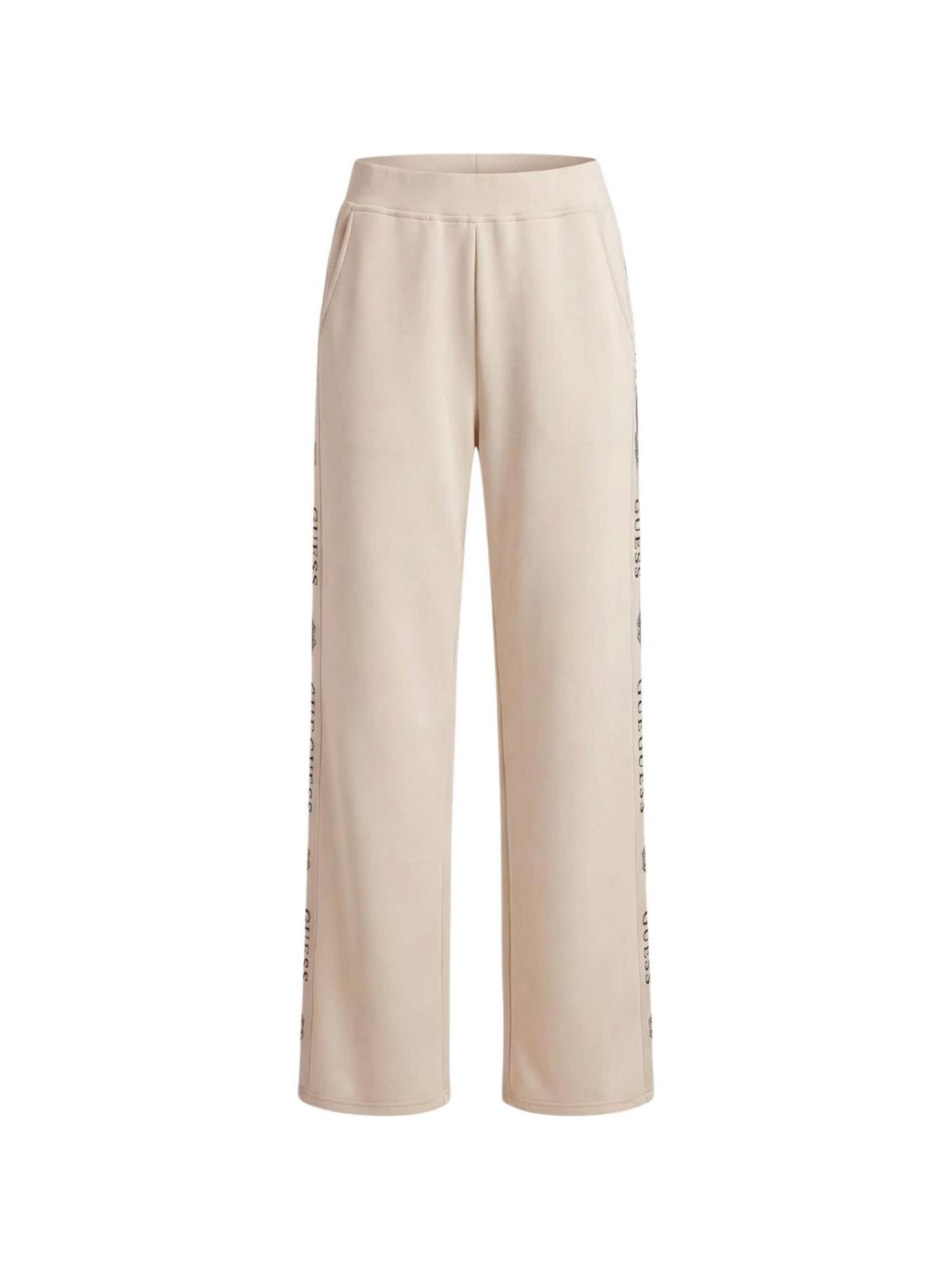 GUESS - Pierna ancha Pantalón deportivo 'GUESSXNS SWEAT PANTS W6GB29 K3282' en beige: frente