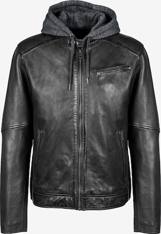 FREAKY NATION Övergångsjacka 'Flynn' i svart: framsida