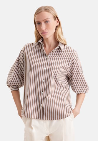 SEIDENSTICKER Blouse in Bruin: voorkant
