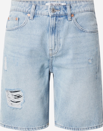 Only & Sons - Vaquero 'ONSEDGE' en azul: frente