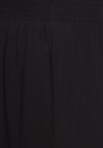 LASCANA Wide Leg Hose in Schwarz