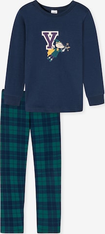 SCHIESSER Pajamas ' Rat Henry ' in Blue: front