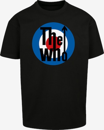 T-Shirt 'The Who Target' F4NT4STIC en noir : devant