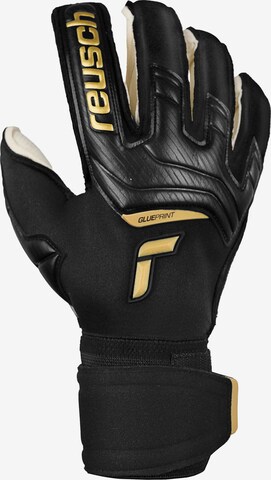 REUSCH Torwarthandschuhe 'Attrakt Gold X GluePrint' in Schwarz