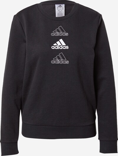 ADIDAS PERFORMANCE Sportsweatshirt in schwarz / weiß, Produktansicht