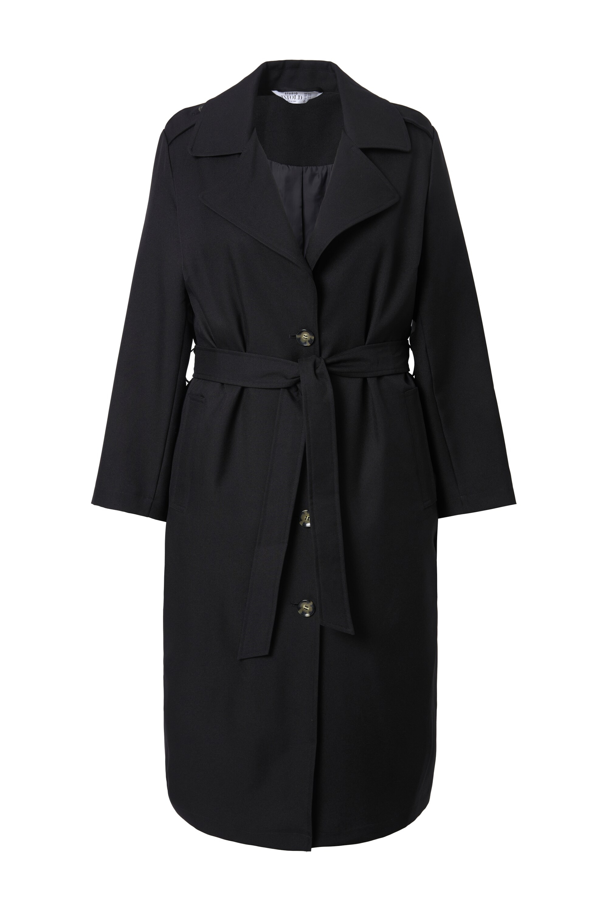 Studio Untold Tussenmantel in Zwart: voorkant