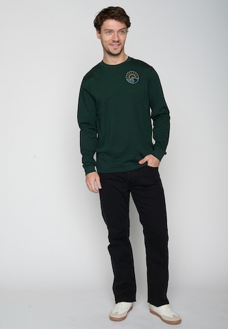 GREENBOMB Shirt 'Bike Adventure' in Green