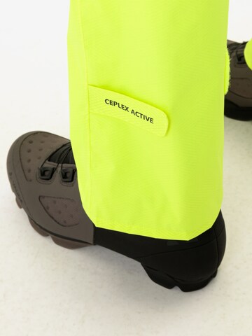 VAUDE Regular Outdoor trousers 'Drop' in Yellow