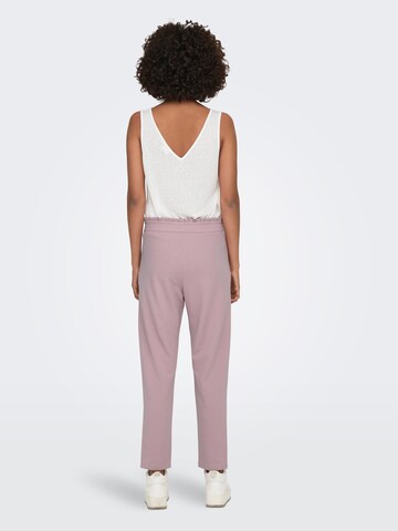 JDY Regular Pleat-Front Pants 'Catia' in Purple