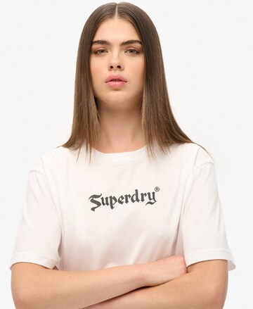 T-shirt Superdry en blanc