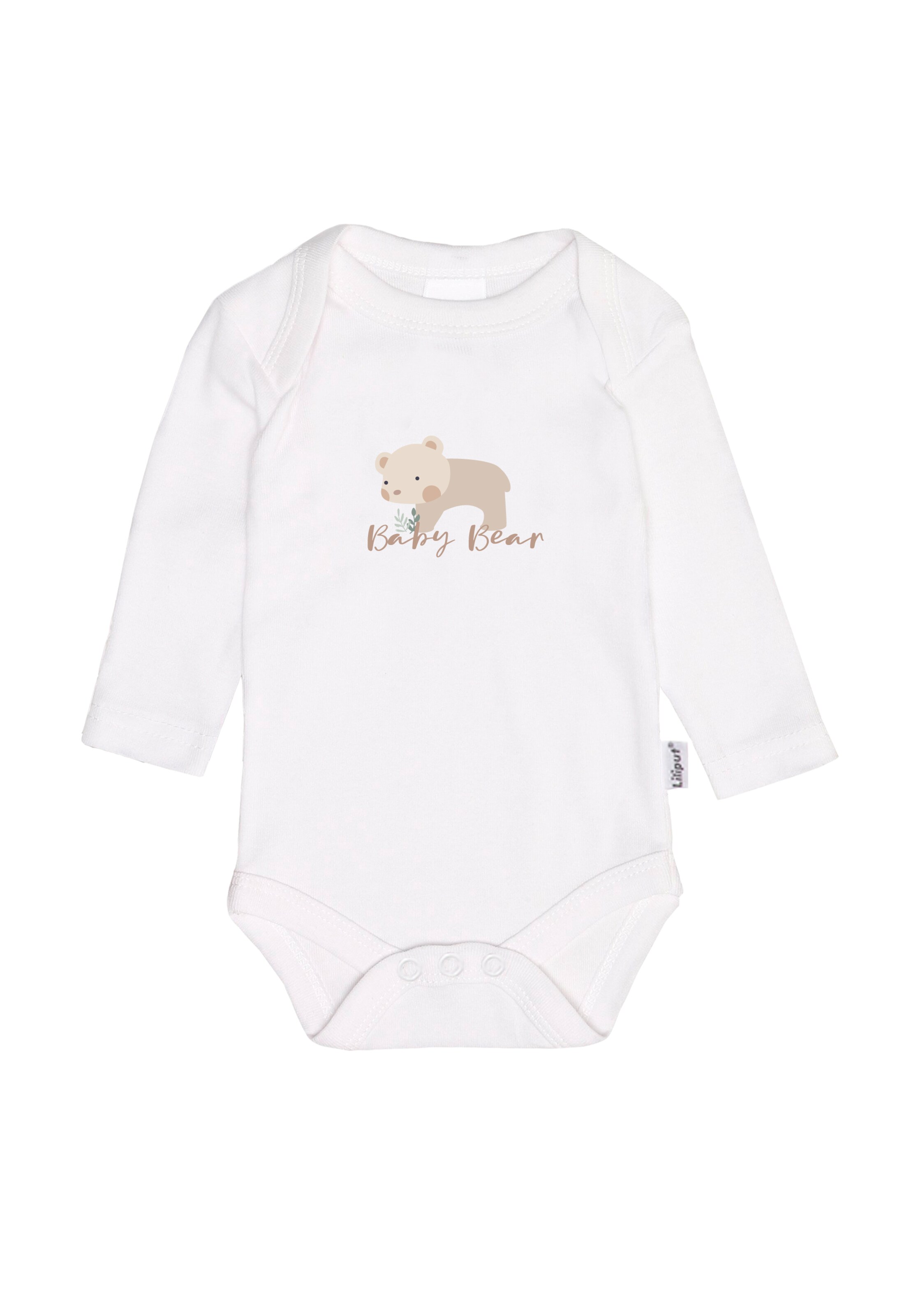 LILIPUT Romper/Bodysuit 'Milkbar open & Baby bear' in White