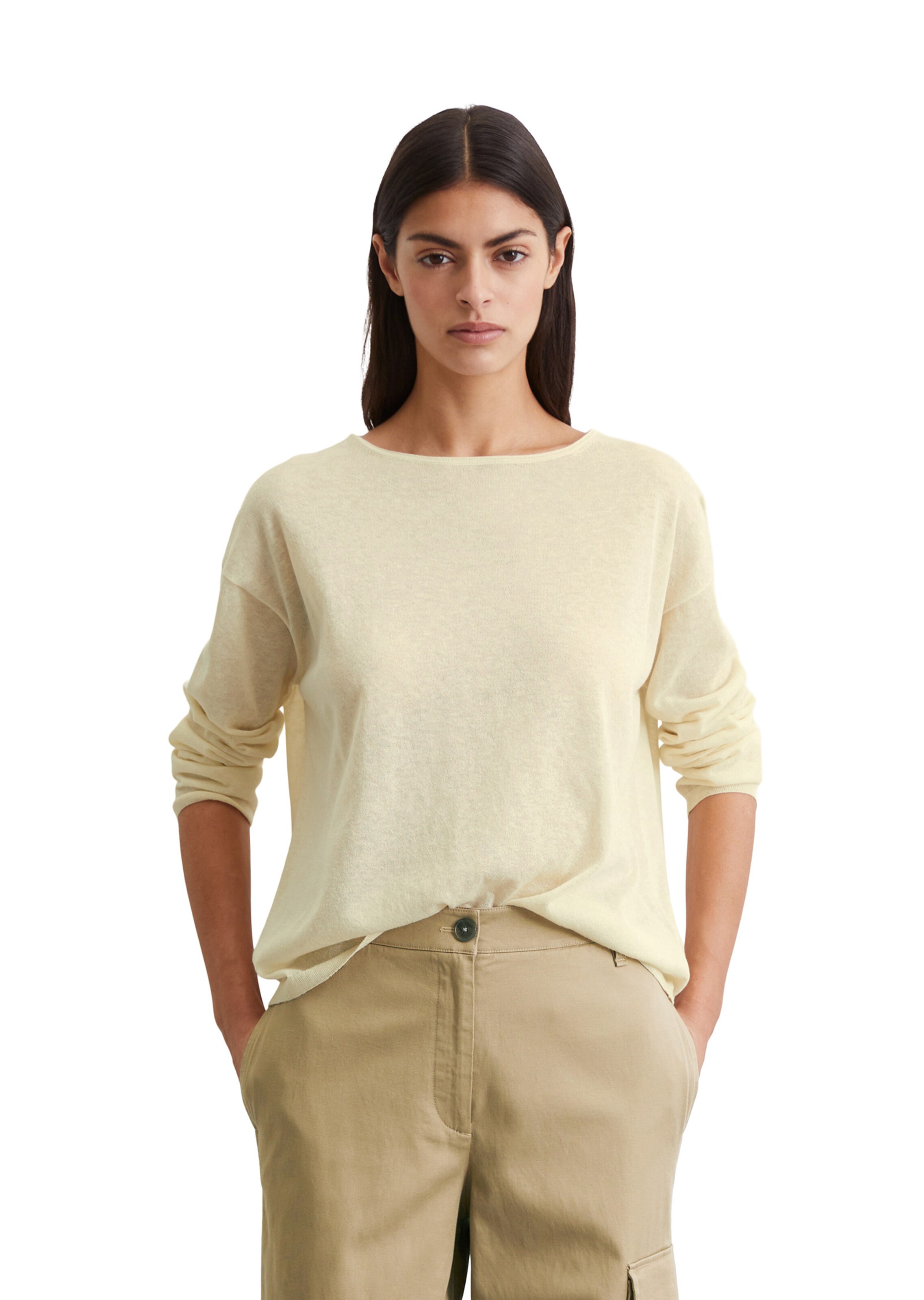 Marc O'Polo Pullover in Gelb: Vorderseite