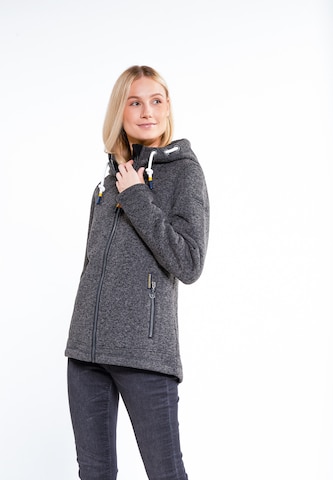 Schmuddelwedda Fleece Jacket in Grey: front