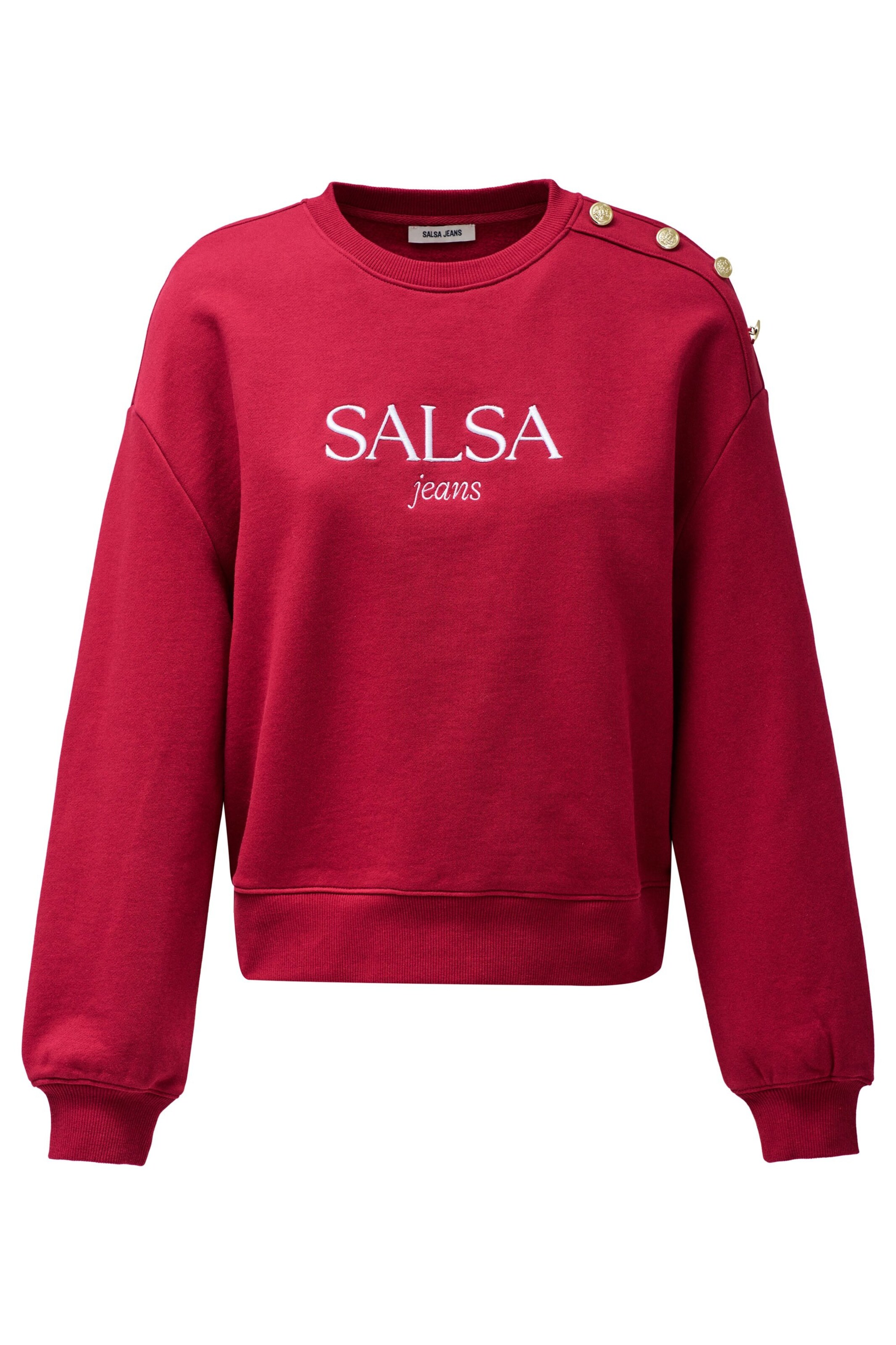 Salsa Jeans Pullover in Rot: Vorderseite