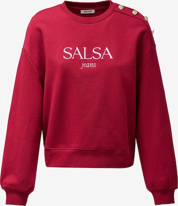 Salsa Jeans Trui in Rood: voorkant