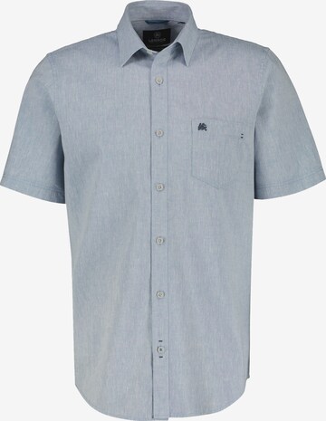 LERROS Button Up Shirt in Blue: front