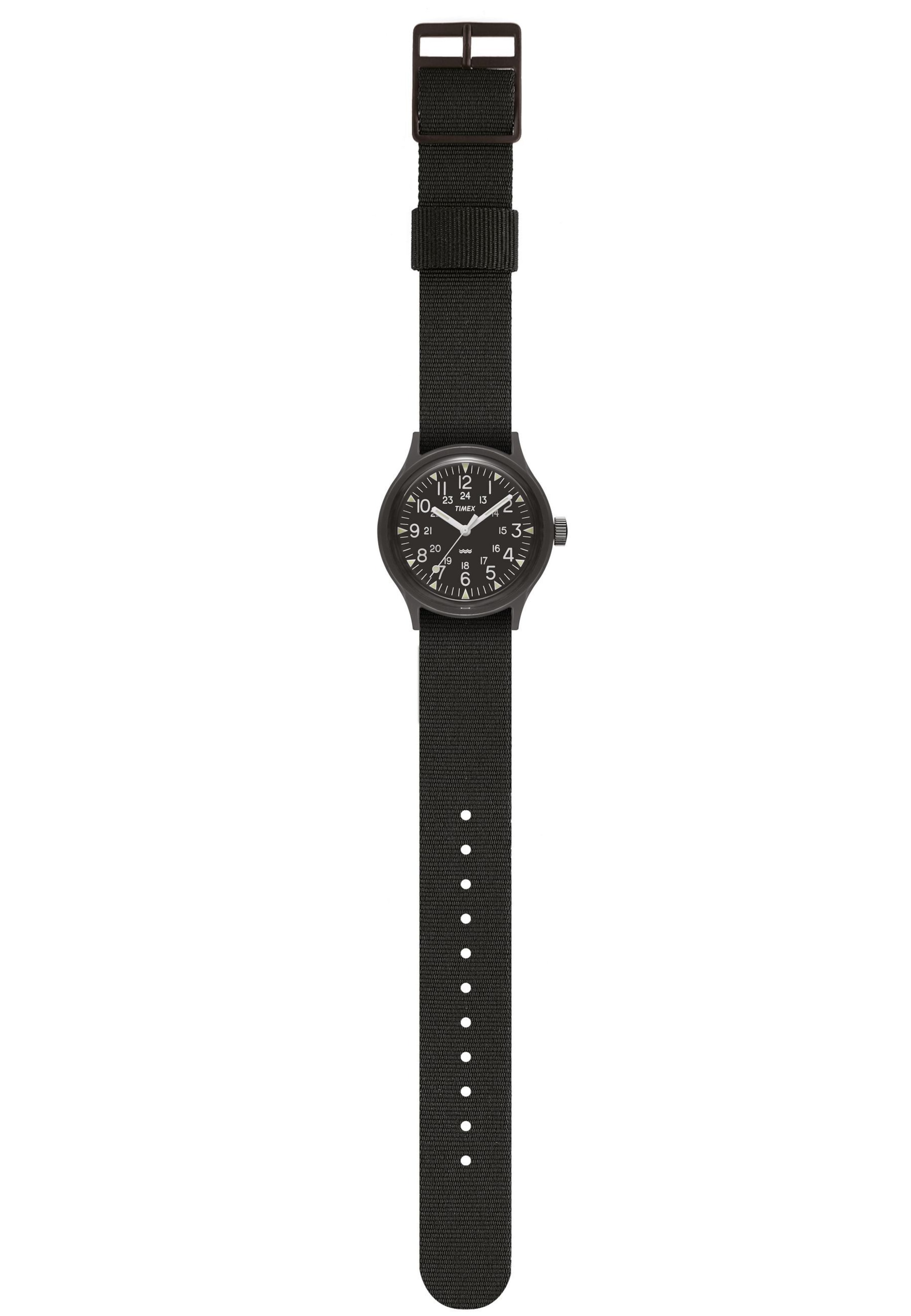 Montre à affichage analogique TIMEX en noir