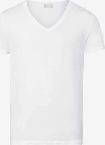 Hanro V-Shirt 'Cotton Superior' in Weiß: predná strana