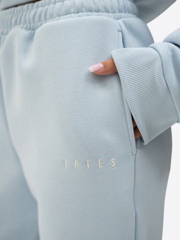 TATES Wide leg Workout Pants in Blue