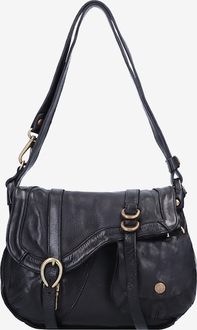 Campomaggi Shoulder Bag in Black: front