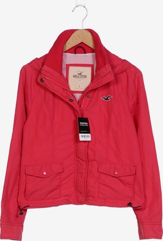 HOLLISTER Jacket & Coat in L in Pink: front