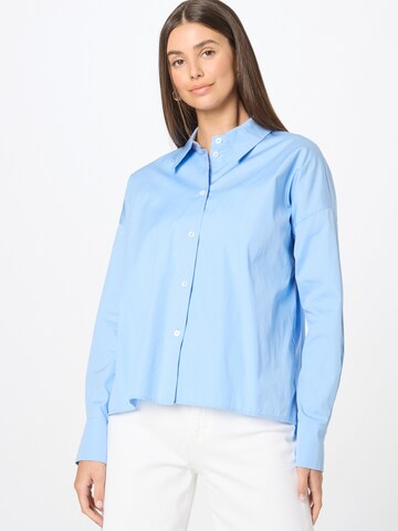 DRYKORN Blouse 'CLOELIA' in Blauw: voorkant