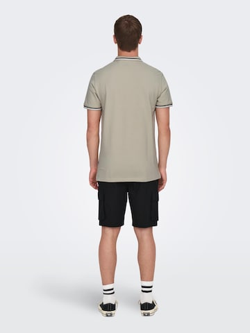 T-Shirt 'Fletcher' Only & Sons en gris