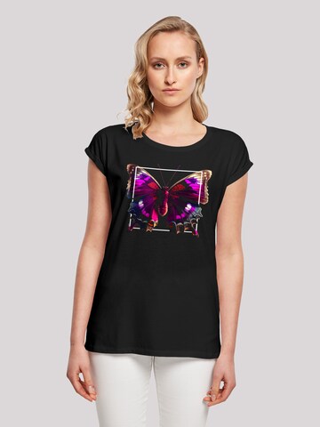 T-shirt F4NT4STIC en noir : devant