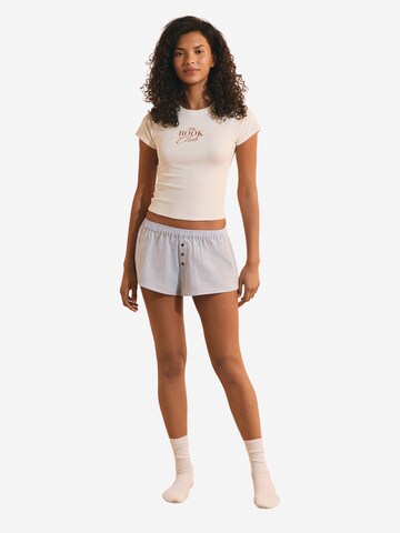 ETAM Pyjamashorts 'Raisa' in Beige