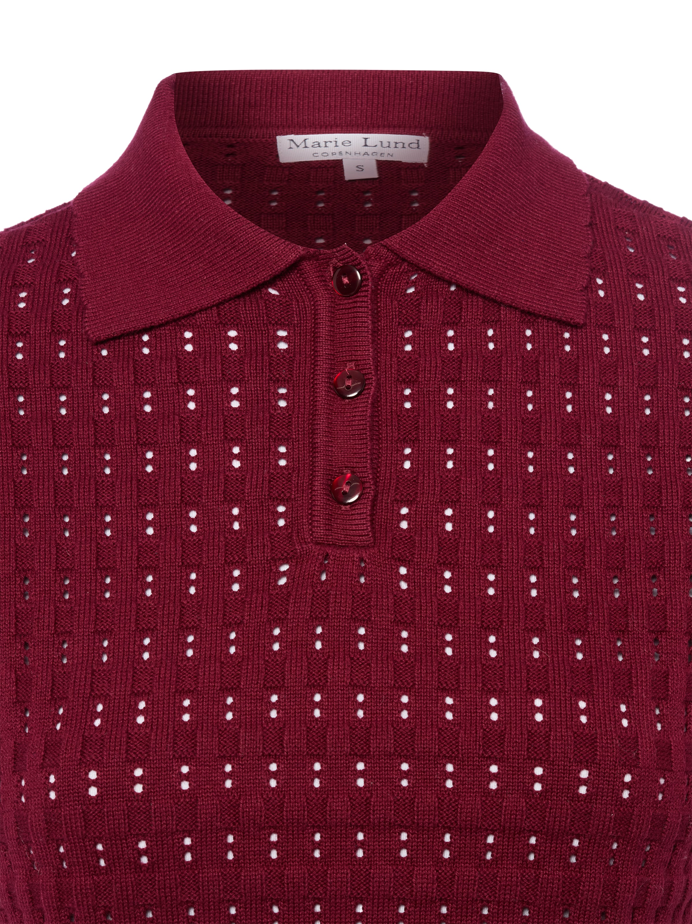 Pull-over Marie Lund en rouge