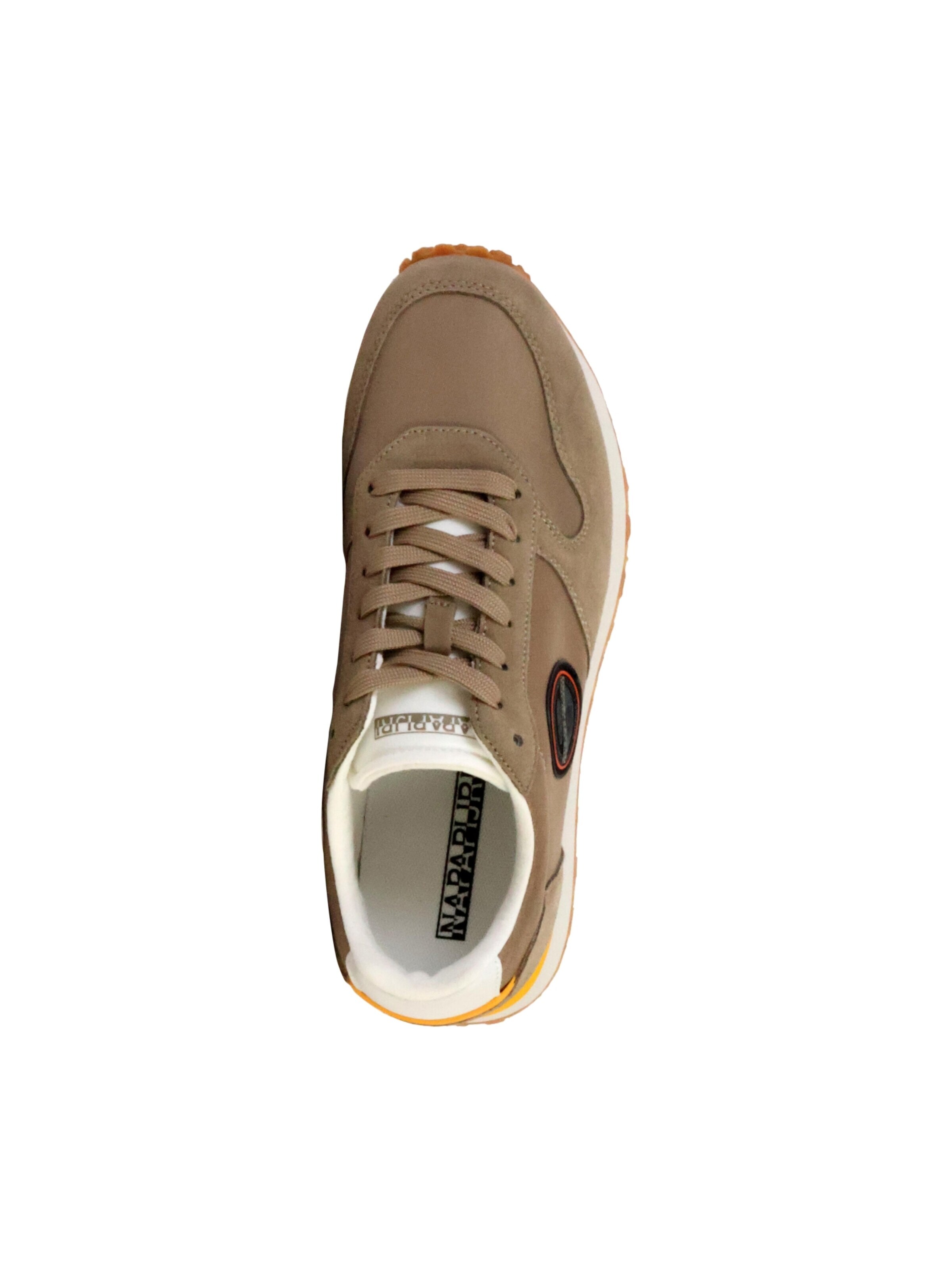 NAPAPIJRI - Calzado deportivo con cordones 'Sun Low-Top-Sneaker aus Leder' en marrón