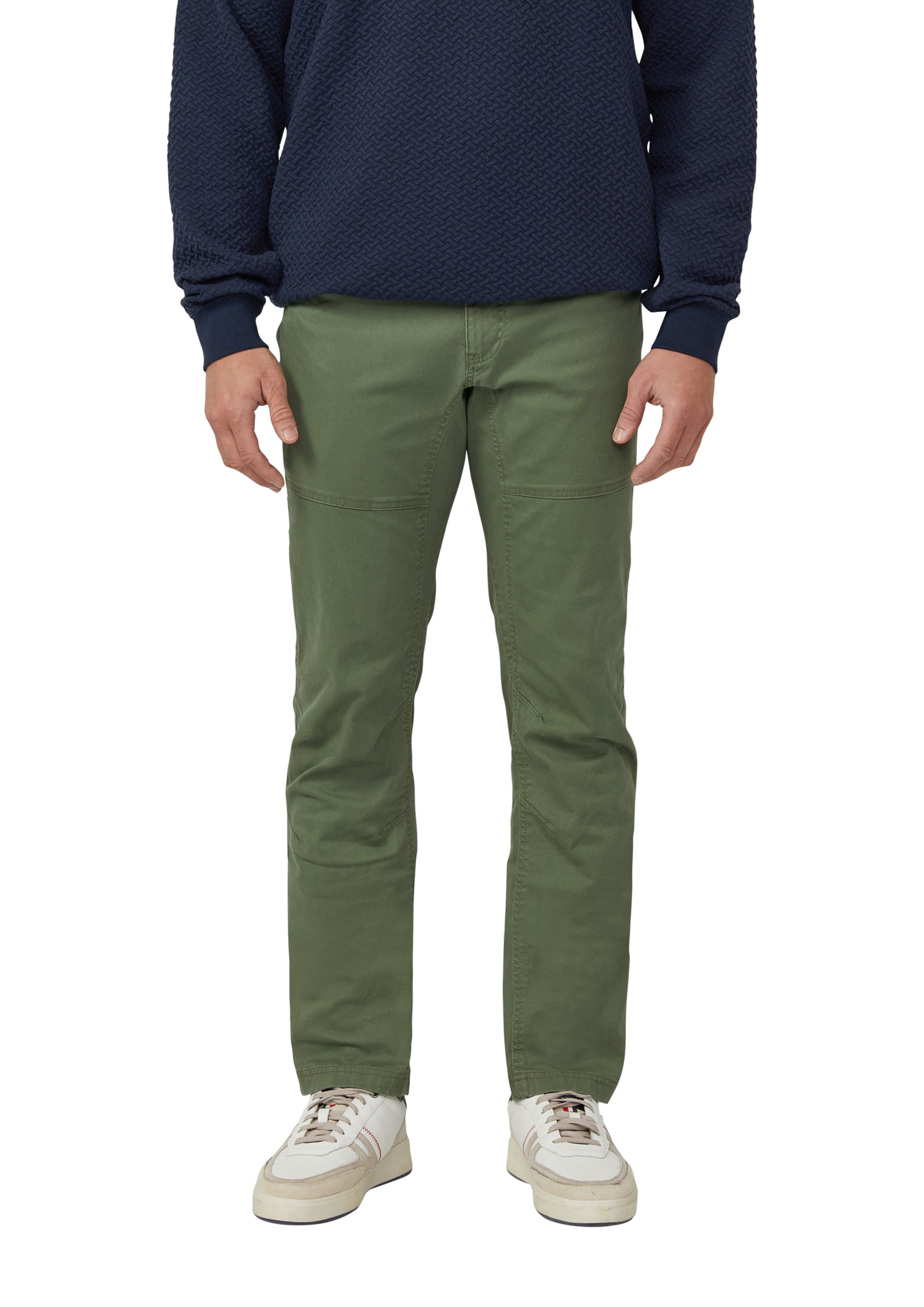 Regular Pantalon 'York' s.Oliver en vert : devant